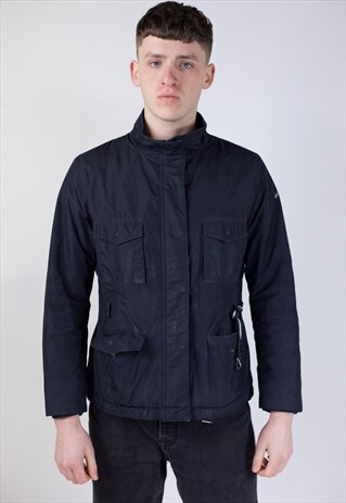 VINTAGE 90'S BELTED BLACK JACKET