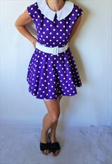 Vintage Pin Up Polka Dots Dress Pinup Dresses Mini Midi Boho