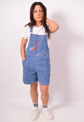 VINTAGE DENIM DUNGAREES BLUE