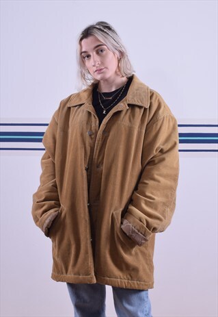 TAN NATURAL LIFE CORDUROY COAT