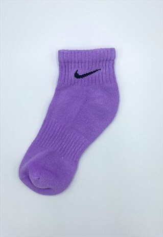 COLOUR BLOCK NIKE SOCK - FIG
