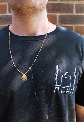 GOLD FRENCH COIN NECKLACE