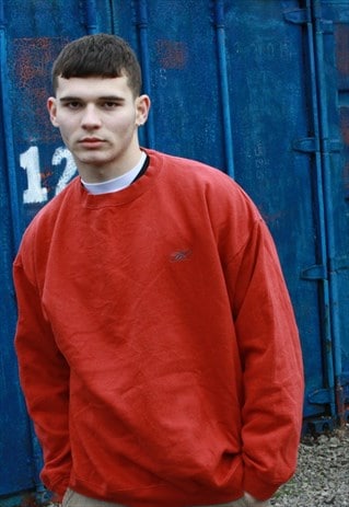 VINTAGE RED REEBOK SWEATSHIRT