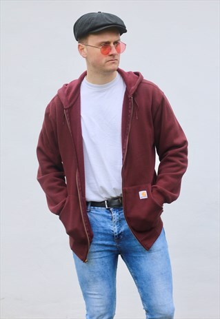 CARHARRT USA 90S TYRIAN PURPLE HOODIE