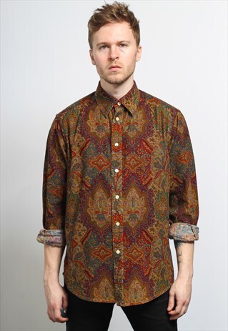 VINTAGE CORDUROY CORD SHIRT