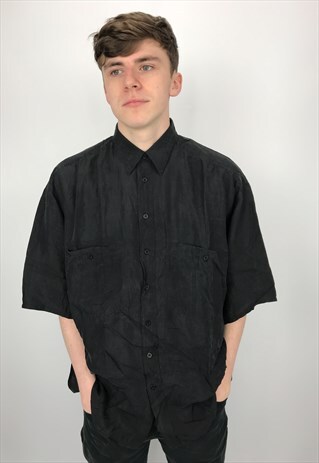 90S VINTAGE SILK FESTIVAL SHIRT