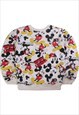Vintage  Disney Sweatshirt Mickey Mouse All Over Print