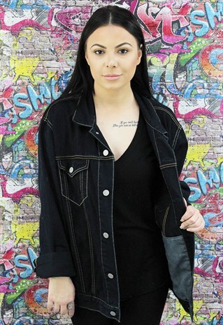 LEVI'S BLACK VINTAGE DENIM JACKET. UNISEX.