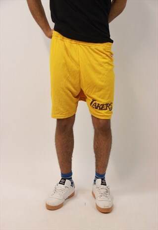 VINTAGE CHAMPION LAKERS SHORTS