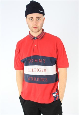 TOMMY HILFIGER ATHLETICS COLOURBLOCK 90S POLO SHIRT