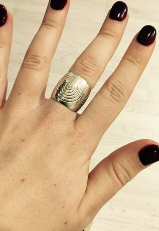 SPIRALS RING SILVER
