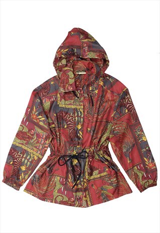 RARE FERRAGAMO 80S BAROQUE PRINT WINDBREAKER