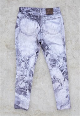 Vintage Calvin Klein Jeans Dye Acid Wash Grey W32 L32