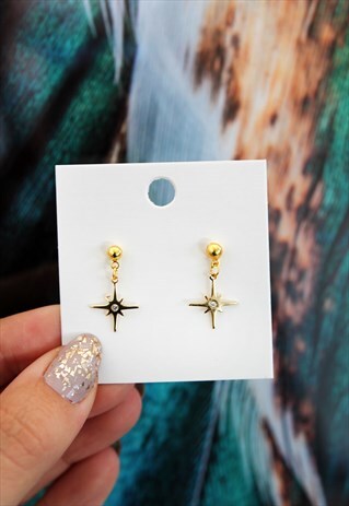 GOLDEN SHINING STAR EARRINGS