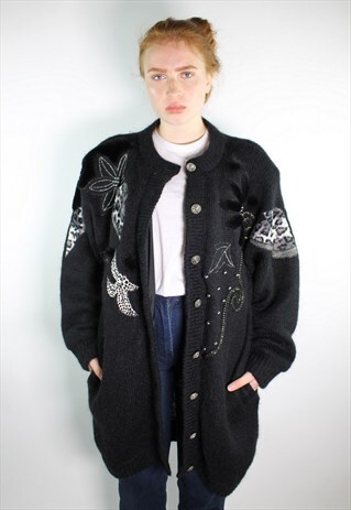 VINTAGE KNIT COAT MOHAIR