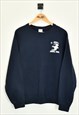 Vintage St Joseph's School Sweatshirt Blue Small 