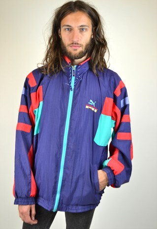 VINTAGE 90'S PUMA INTERNATIONAL TRACK JACKET