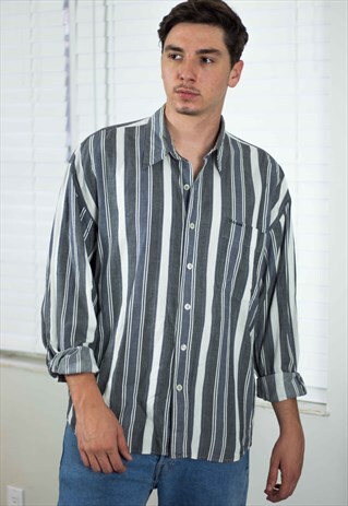 VINTAGE GUESS SHIRT LOGO 90S L 8.7