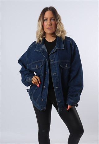 DENIM JACKET FITTED OVERSIZED UK 18 - 20 (BXP)