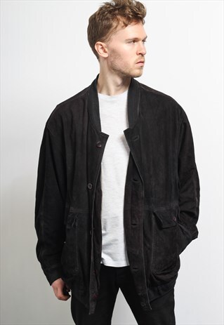 VINTAGE SUEDE BOMBER JACKET