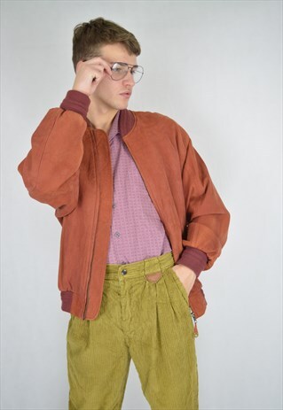 VINTAGE MAROON GANT BOMBER JACKET