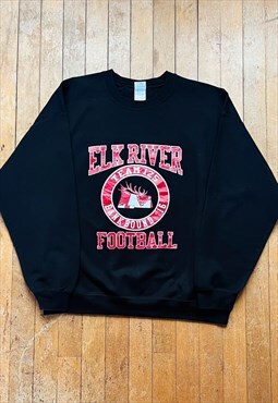 Gildan Football Black Sweatshirt