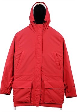 Vintage 90's Woolrich Parka Waterproof Button Up Zip Up Pink