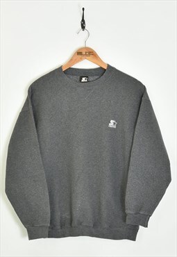 Vintage Starter Sweatshirt Grey XSmall