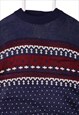 YOUNGBLOODS 90'S KNITTED COOGI STYLE CREWNECK JUMPER / SWEAT