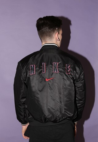 BLACK NIKE BOMBER JACKET