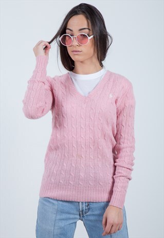 VINTAGE 90S CLASSIC POLO RALPH LAUREN KNITWEAR JUMPER/ S0284