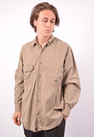 VINTAGE CALVIN KLEIN SHIRT KHAKI