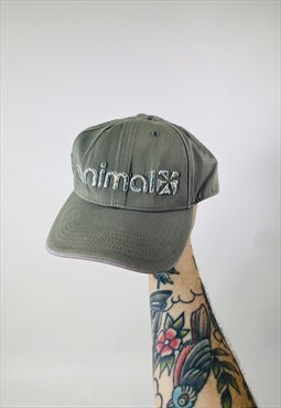 Vintage 00s Y2K ANIMAL Embroidered Hat Cap