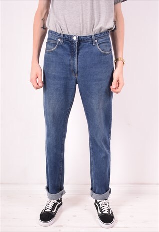 ARMANI JEANS MENS VINTAGE JEANS W33 L34 BLUE 90S
