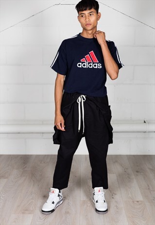VINTAGE ADIDAS STRIPE LOGO UNISEX T-SHIRT
