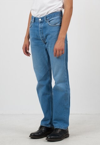 VINTAGE BLUE LEVI'S 501 FIT DENIM JEANS