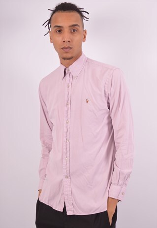 VINTAGE POLO RALPH LAUREN SHIRT PURPLE