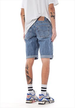 Vintage LEVIS Denim Shorts 90s Blue