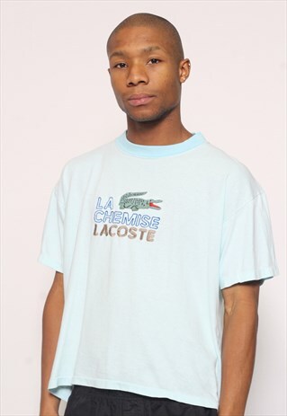 VINTAGE LA CHEMISE LACOSTE EMBROIDERED LOGO T-SHIRT