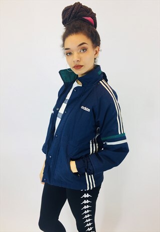 VINTAGE ADIDAS ORIGINALS 3 STRIPE COAT