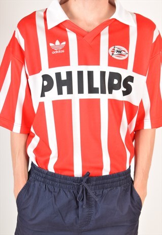 VINTAGE ADIDAS FOOTBALL SHIRT / JERSEY PSV '90-'94 (3095)