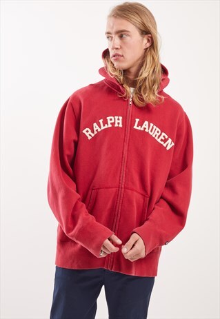 VINTAGE RALPH LAUREN ZIP-UP HOODIE