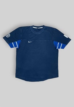 Vintage Nike Manchester United Training T-Shirt in Blue