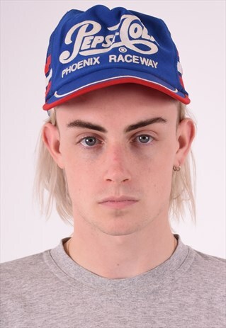 MENS VINTAGE PEPSI-COLA PHOENIX RACEWAY CAP ONE SIZE 70S