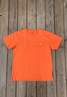 Carhartt WIP Chase T-Shirt Orange. 