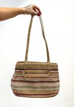 Vintage Y2k Woven Handbag
