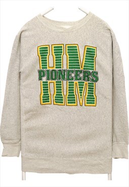 Hanes 90's Pioneers Beefy Crewneck Jumper XLarge Grey