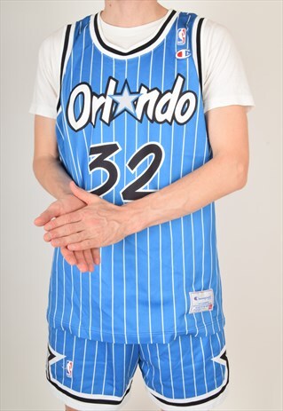 CHAMPION BASKETBALL ORLANDO MAGIC KIT JERSEY SHORTS O NEAL