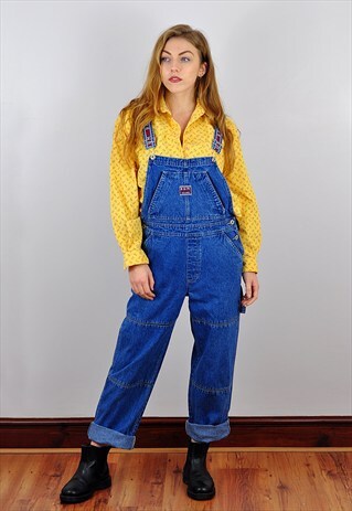 VINTAGE DENIM DUNGAREES