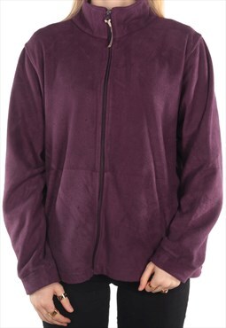 Vintage Woolrich- Purple Zip Up Fleece - XLarge